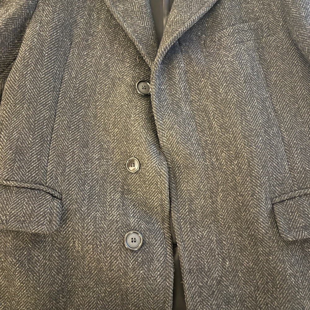 Brooks Brothers Black and Gray Overcoat - Picture 9 of 14